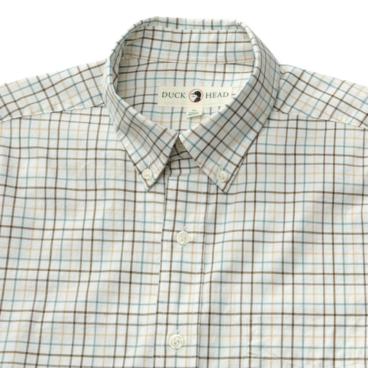Joyner Plaid Cotton Twill Sport Shirt