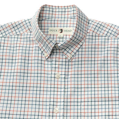 Joyner Plaid Cotton Twill Sport Shirt
