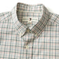 Cooper Plaid Cotton Twill Sport Shirt in Emerald Green