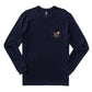 The Original Canvas Clothier LS T-Shirt in Maritime Blue