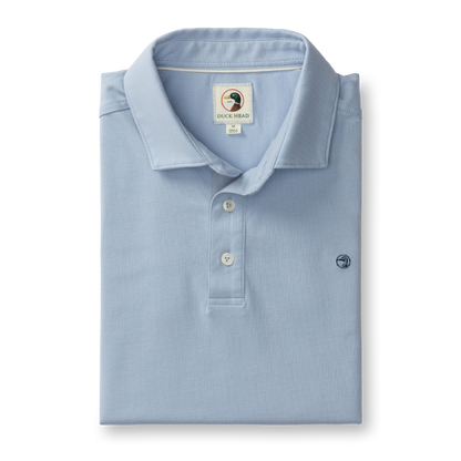 Hanover Pima Cotton Polo in Light Blue
