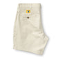 Gold School Chino Short Big Gold Patch in Stone