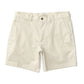 Gold School Chino Short Big Gold Patch in Stone