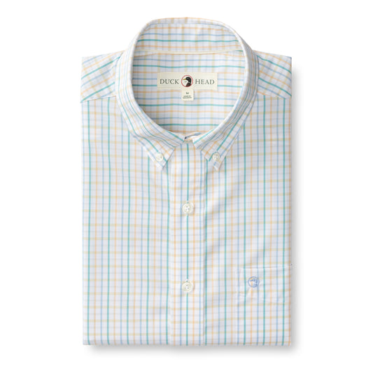 Gaston Plaid Performance Poplin Sport Shirt