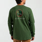 Duck Head Logo LS T-Shirt in Pine